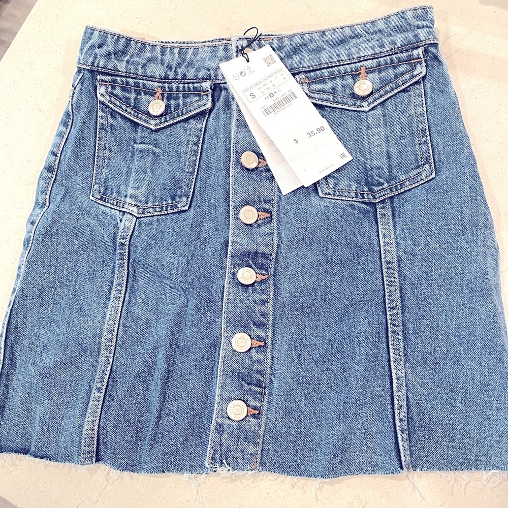 NWT Zara Jean Skirt - S/26